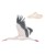 That's Mine - Wall Sticker Storke Small - Hvid thumbnail-1