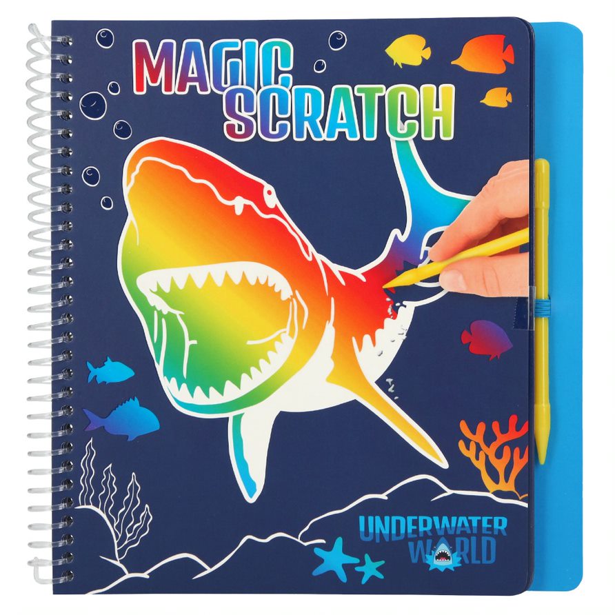 Dino World - Magic-Scratch Book - Underwater (411079)