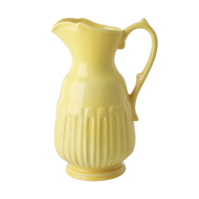 Rice - Ceramic Jug - Bright Yellow