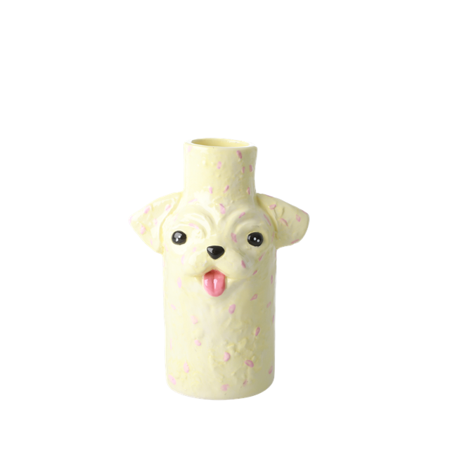 Rice - Ceramic Dog Shape Vase - Scusi