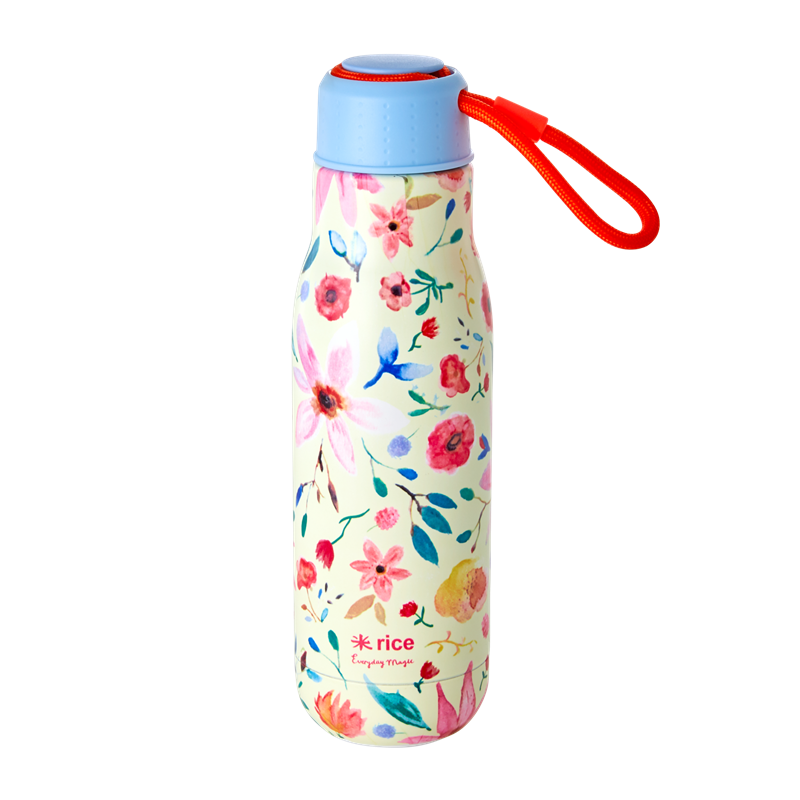 Rice - Stainless Steel Thermo Drinking Bottle 500 ml - Selmas Flower