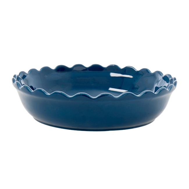 Rice - Stoneware Tørteform - Dark Blue L