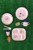 Rice - Melamin Baby Spisesæt - Gaveæske - Pink Kanin thumbnail-2