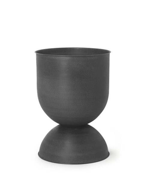 Ferm Living ﻿﻿- Hourglass Potte Medium - Sort