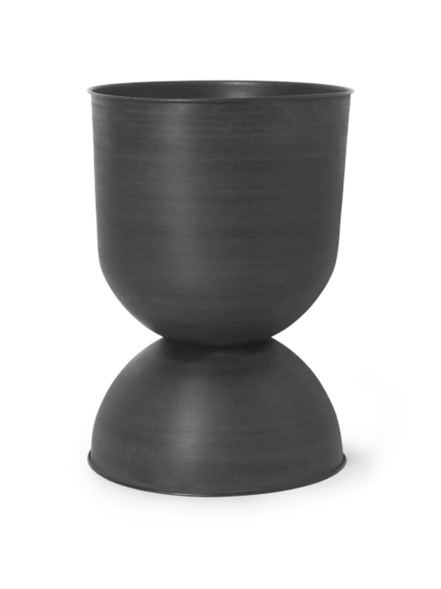 Ferm Living ﻿﻿- Hourglass Potte Large - Sort