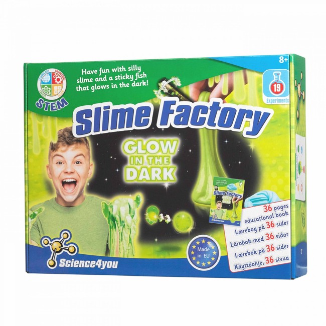 Science4You - Slime Factory - Selvlysende Slim