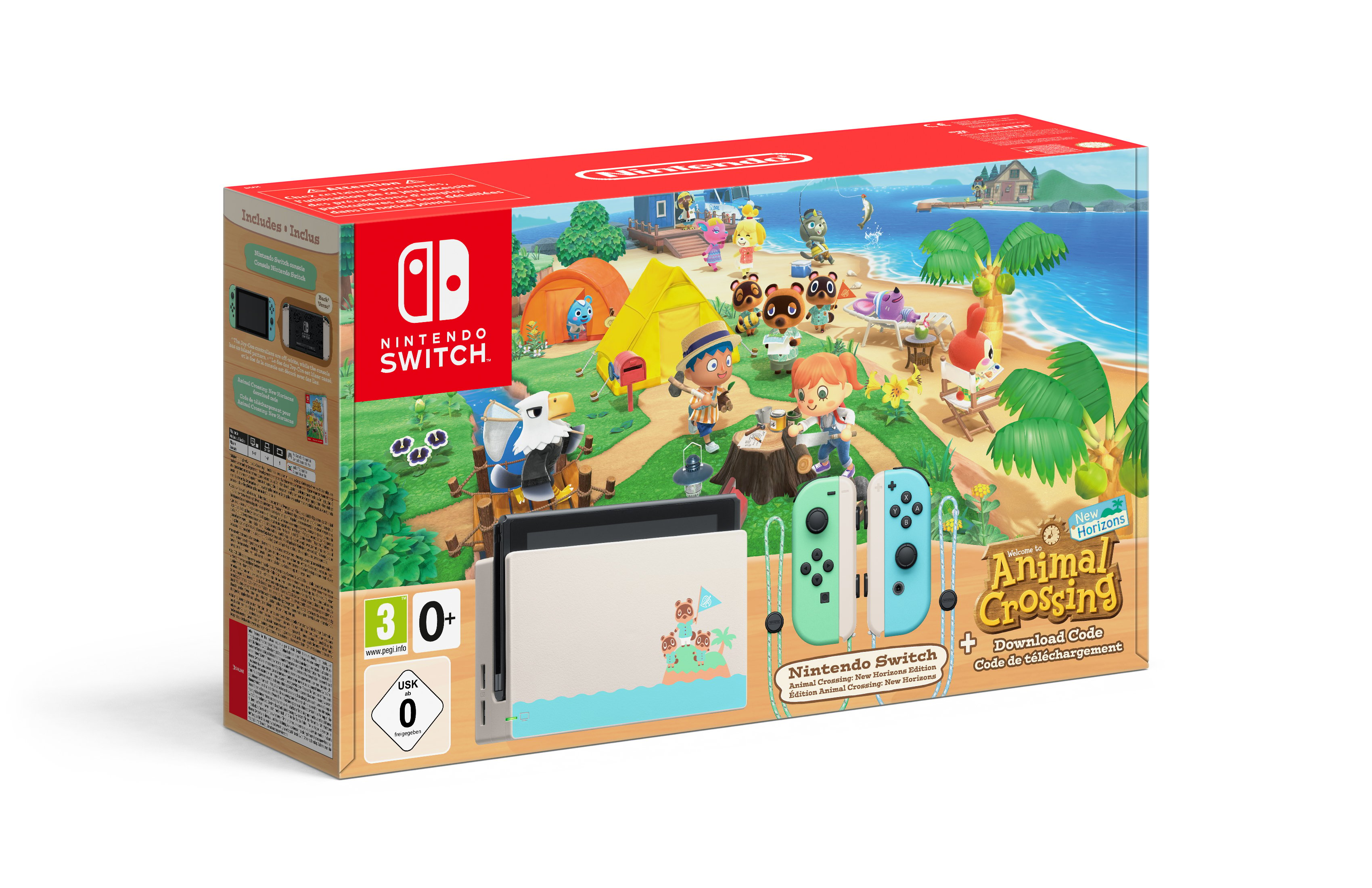 animal crossing special edition nintendo switch console