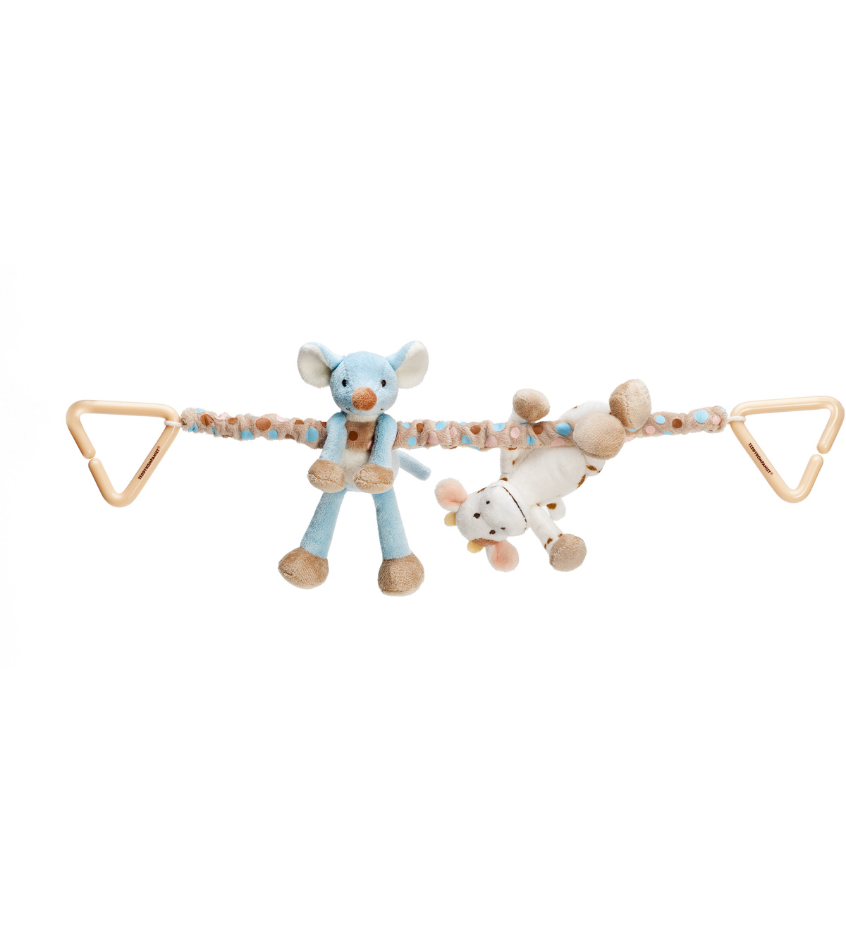 Diinglisar - Baby stroller Chain - Cow & Mouse (TK2061)