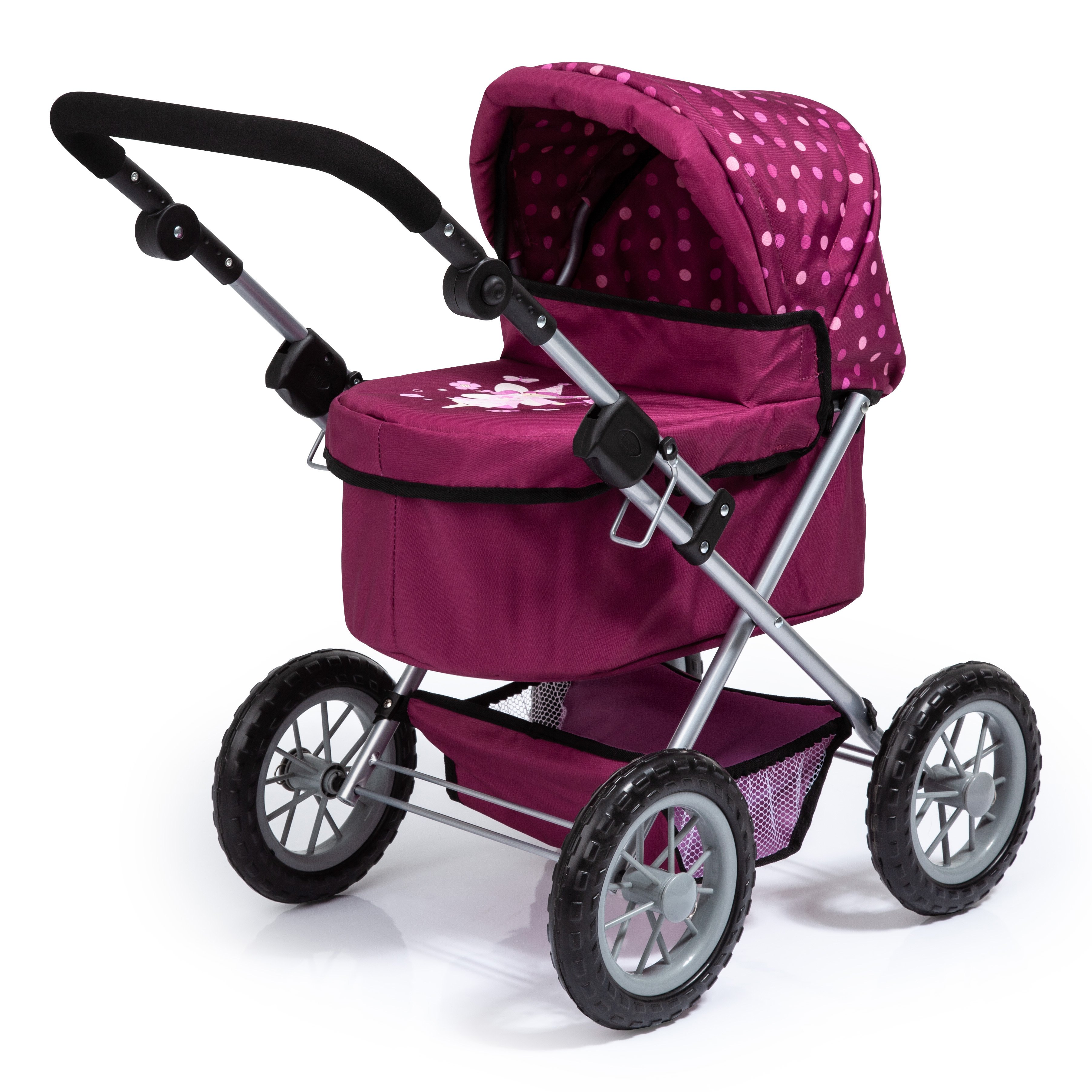 Bayer - Dolls Pram Trendy - Pink (13067AA) - Leker