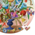 eeboo - Rundt puslespil - Flower Bouqet, 500 brikker (EPZFCZB) thumbnail-3