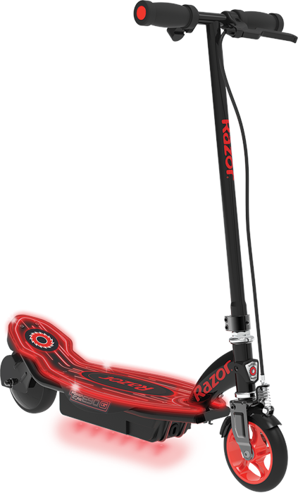 Razor - Power Core E90 Glow Scooter - Black/Red (13173893)