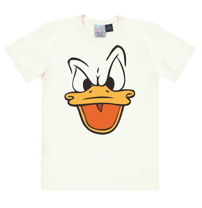 Donald Duck - Faces - Easyfit - almost white - Original licensed product