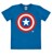 Marvel - Captain America - Shield - Easyfit Organic - blue - Original licensed product thumbnail-1