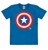 Marvel - Captain America - Shield - Easyfit Organic - blue - Original licensed product thumbnail-1