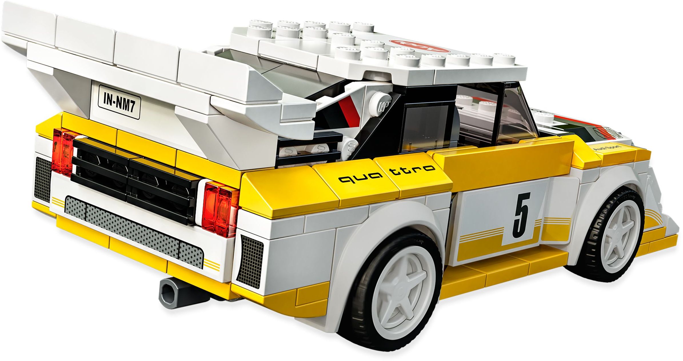 New 2020 LEGO Speed Champions 1985 Audi Sport Quattro S1 76897 Toy Cars for Kids Building Kit Featuring Driver Minifigure 250 Pieces