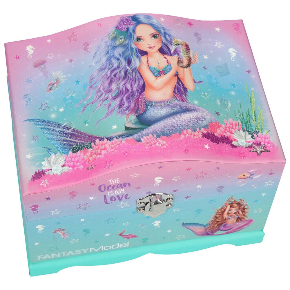 Top Model - Fantasy Model - Jewellery Box With Light - Mermaid (0410948 )