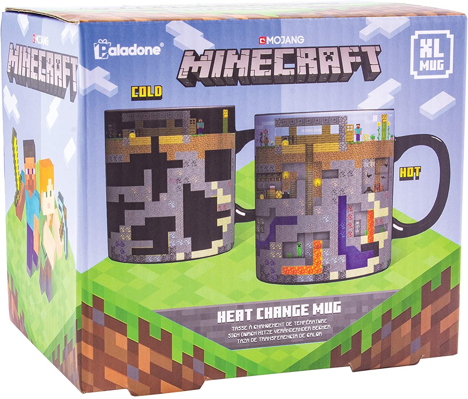 Kop Minecraft Heat Change Xl Mug 550ml Pp6585mcf