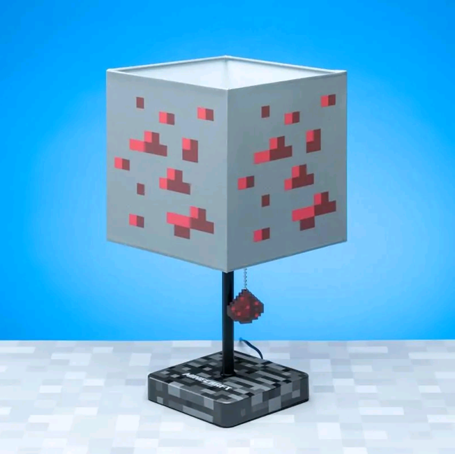 Minecraft - Rødsten LED Lampe