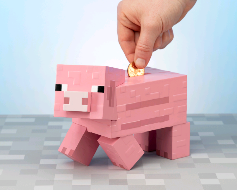 Minecraft Schwein Spardose BDP (PP6590MCF)