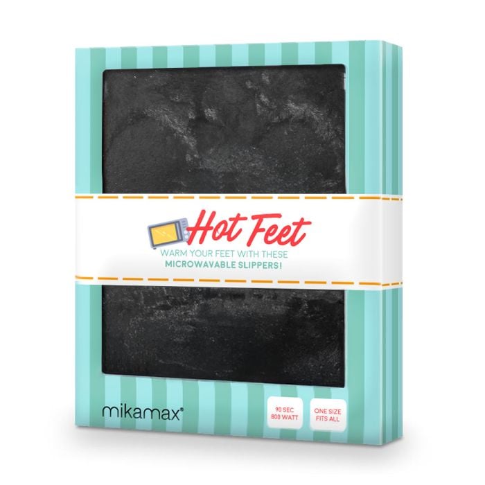 Varmetøfler Hot Feet Deluxe sort Mikamax