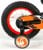 Volare - Bicycle 12” Motorbike - Orange (91214) thumbnail-4
