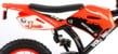 Volare - Bicycle 12” Motorbike - Orange (91214) thumbnail-7