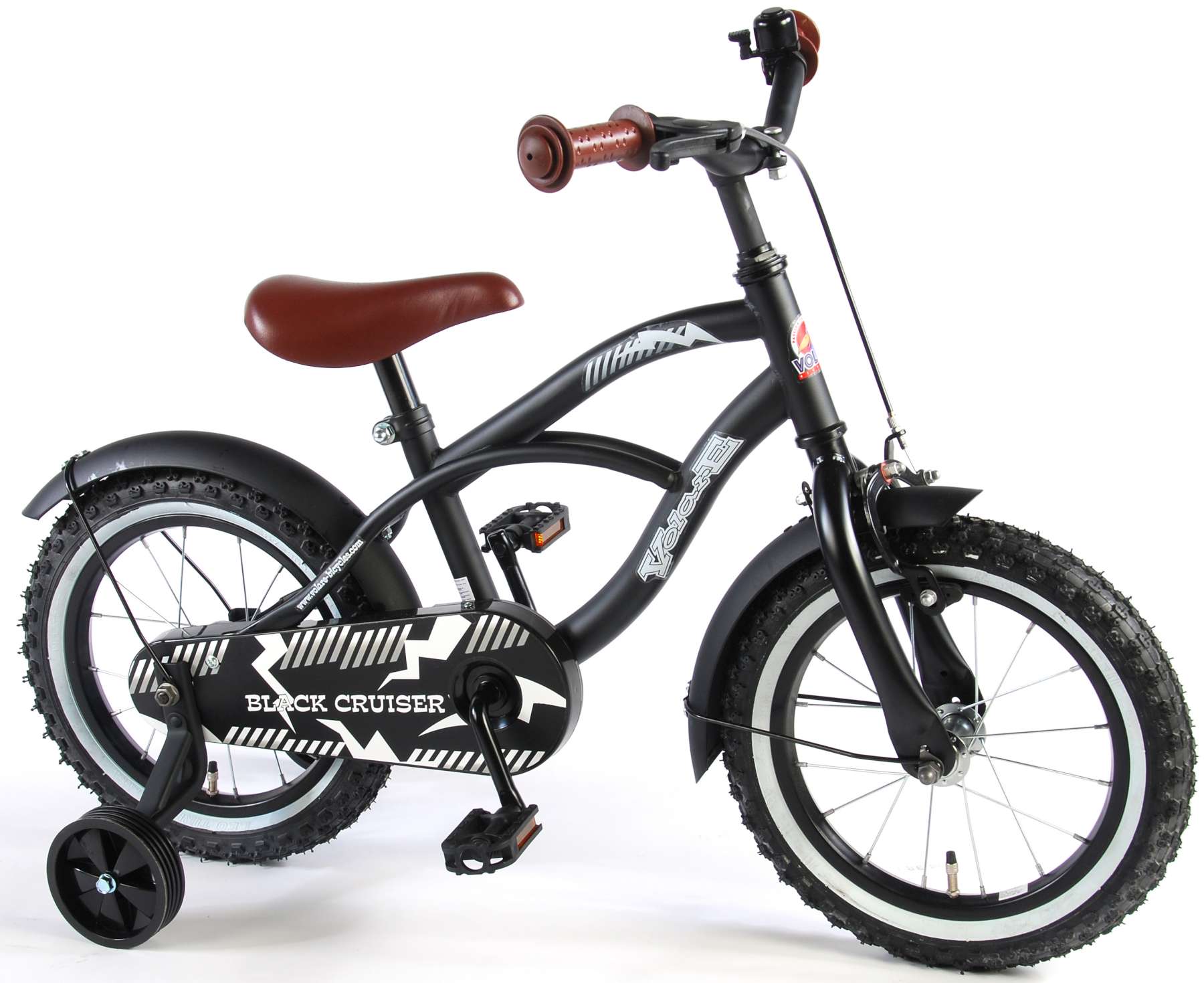 Volare - Children's Bicycle 14'' - Black Cruiser (41401) - Leker