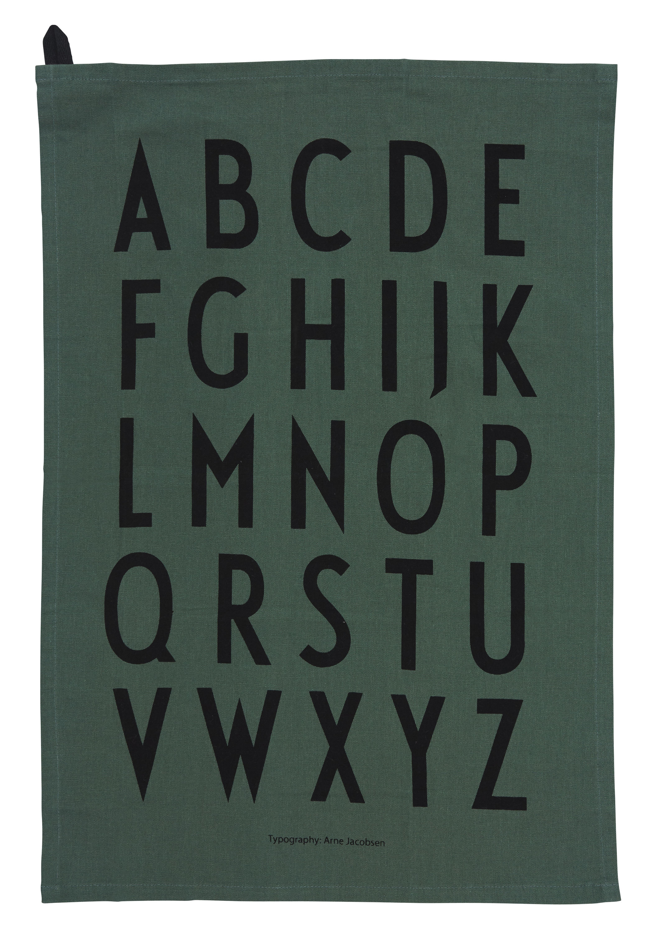 Design Letters - Classic Tea Towel - Dark Green (10503000DARKGREEN)