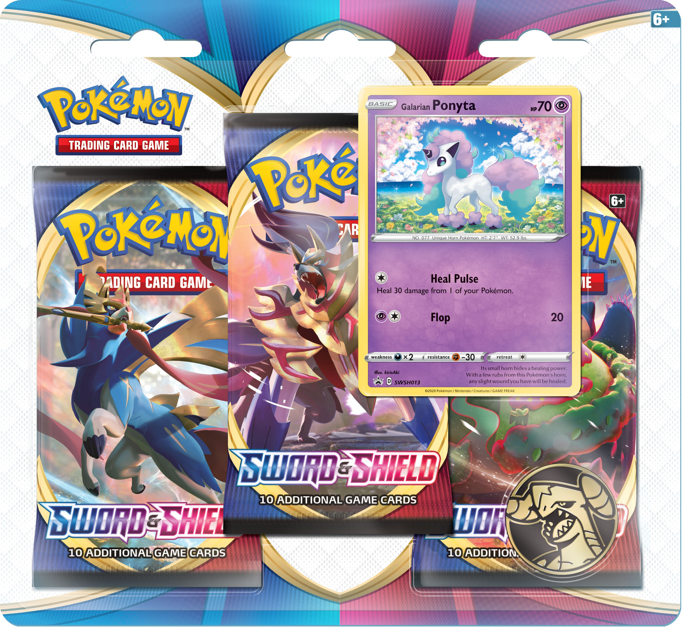 Pokemon - Blister 3 Pack Sword & Shield (Pokemon Cards) (POK80655)