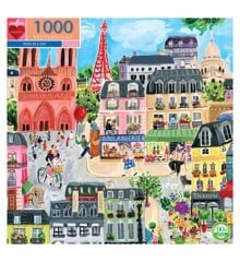 eeBoo - Puzzle 1000 Teile - Ein Tag in Paris