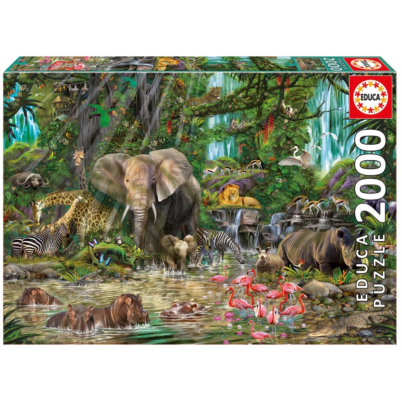 Educa - Puzzle 2000 - African Jungle (016013)