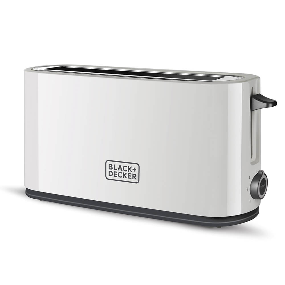 black and white toaster