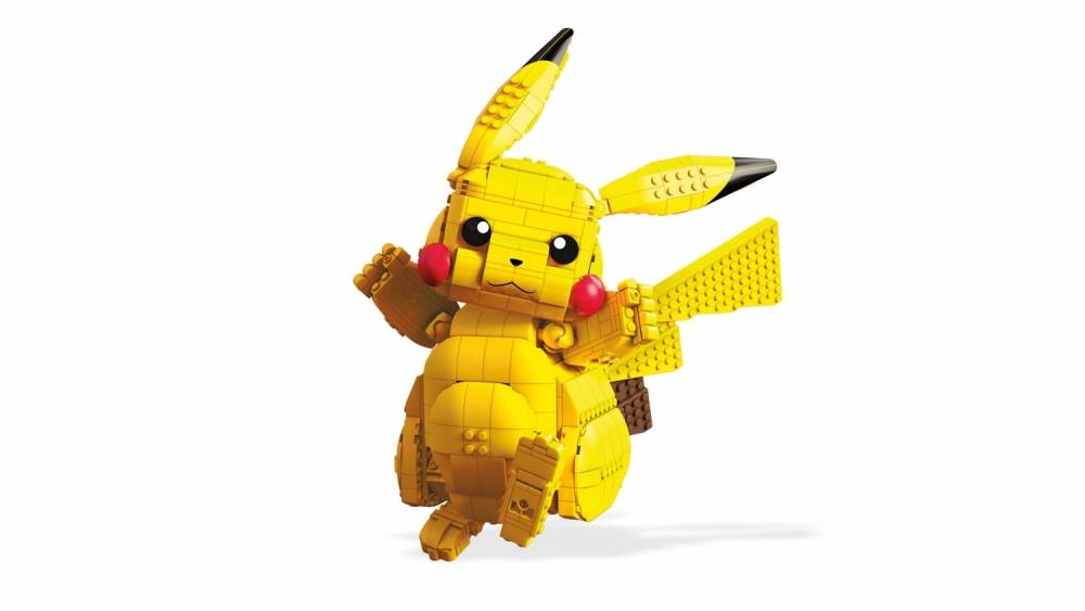 Pokemon - Mega Construx Jumbo Pikachu 30cm (FVK81), Mega Bloks