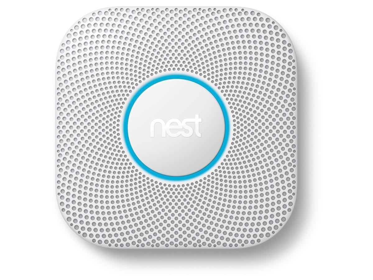 Google - Nest Protect Smart Smoke Detector With Battery Power DK/NO - Elektronikk