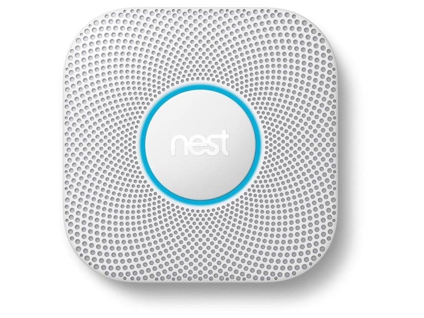 Google - Nest Protect 2nd Generation - Wired Powersource