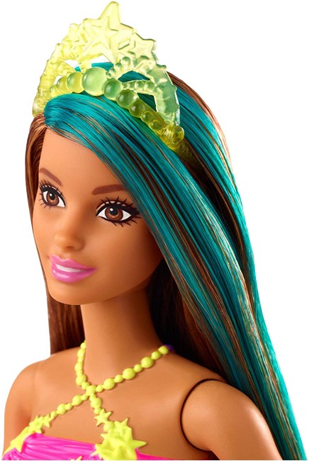 Barbie - Dreamtopia Princess Doll - Neon Green Tiara (GJK14)