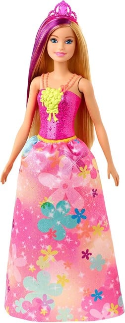 Barbie - Dreamtopia Prinsesse Dukke - Pink Tiara (GJK13)