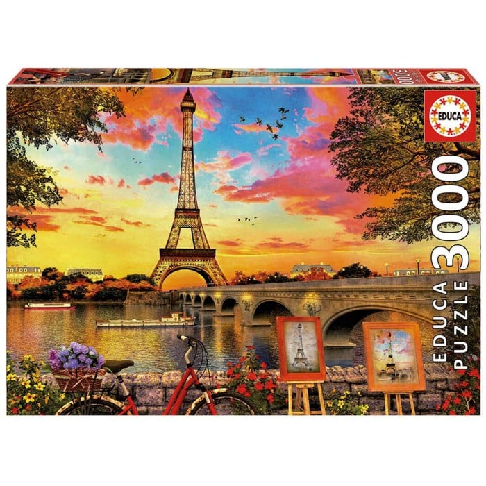 Educa - Puzzle 3000 -  Sunset in Paris (017675)