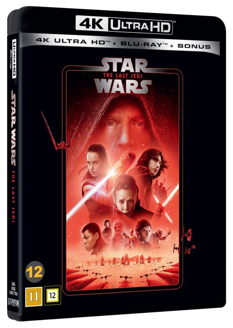 Star Wars:  Episode 8 - Last Jedi - 4K Blu ray