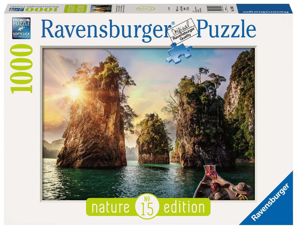 hangen Handel Het beste Koop Ravensburger - Puzzle 1000 - Three rocks in Cheow, Thailand (10213968)