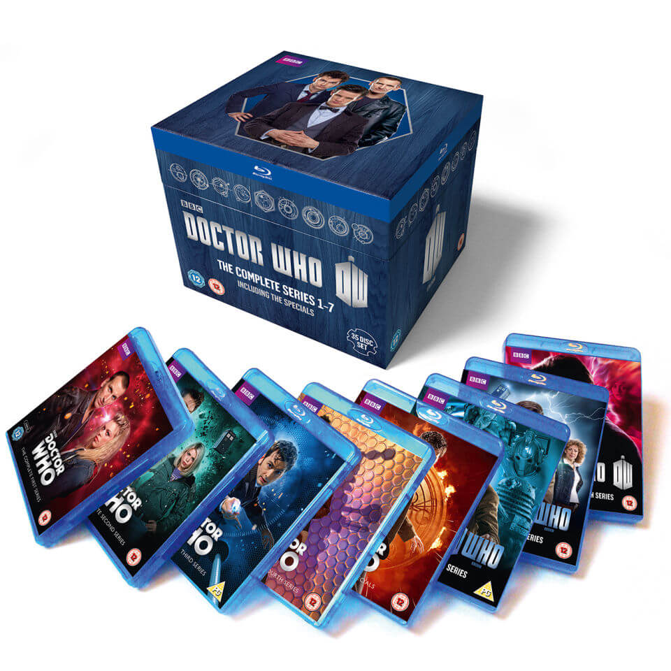 Doctor Who - The New Series: Series 1-7 Blu ray - UK import