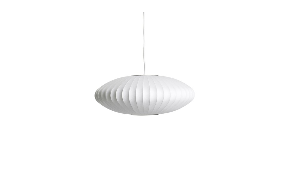 HAY - Nelson Saucer Bubble Pendant Lampe Small - Råhvid