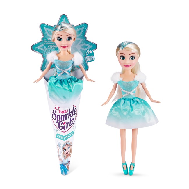 Sparkle Girlz - Dolls - Winter Princess In Cone 26cm (10017BQ1)