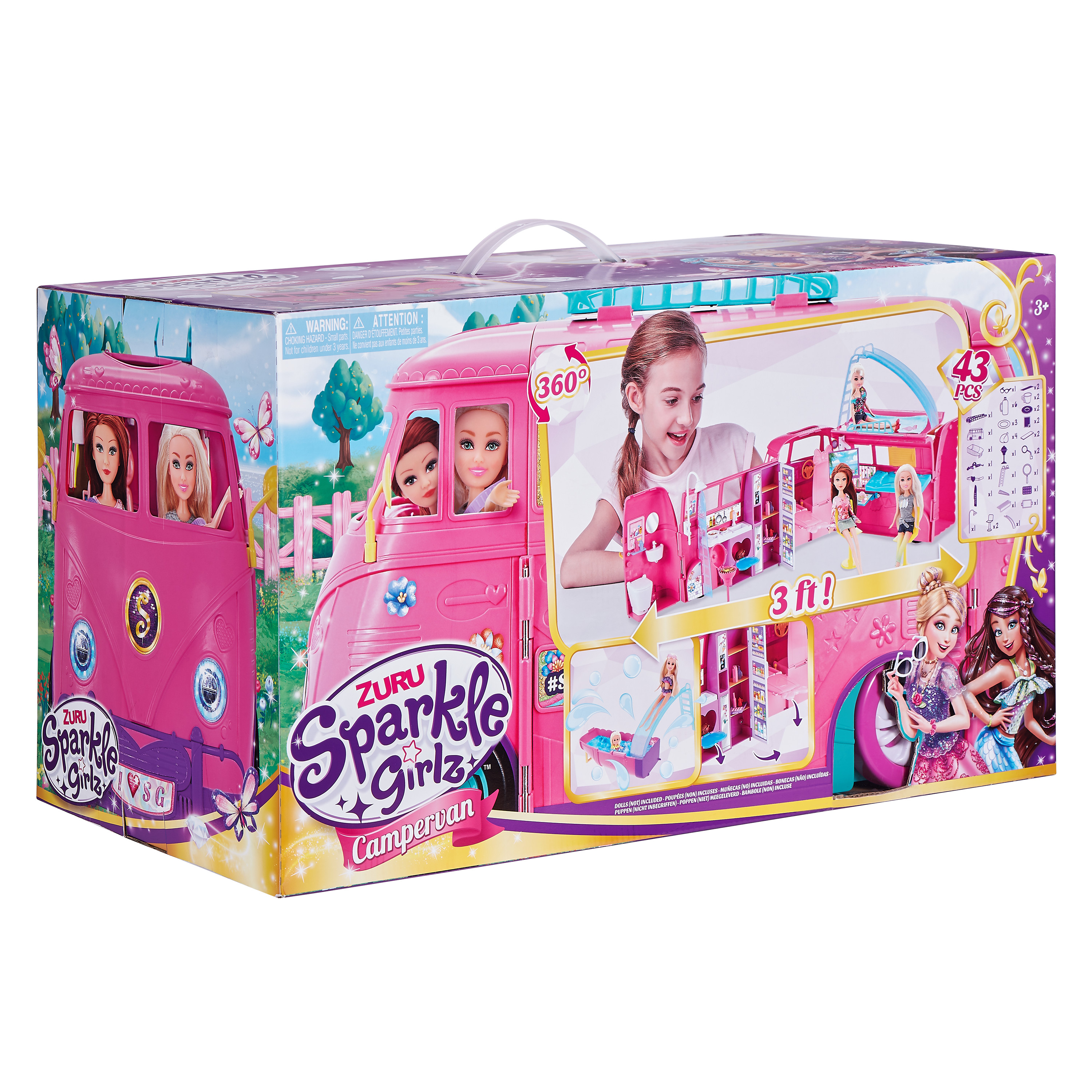 sparkle girlz campervan