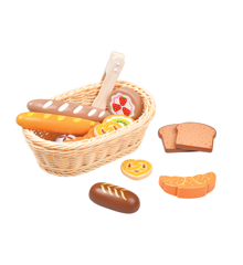 Small Wood - Bakery Selection in Basket (L40188)