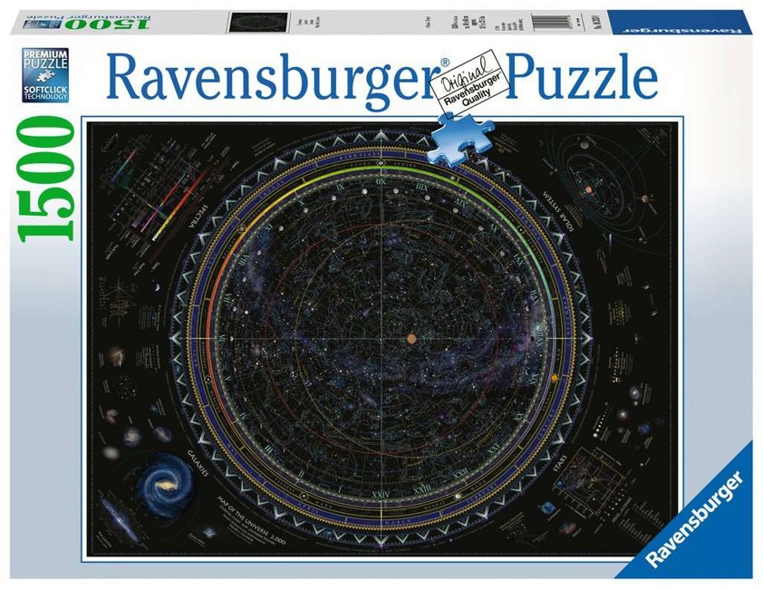 Ravensburger - Puzzle 1500 - Map of the Universe (10216213)