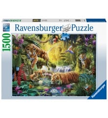 Ravensburger - Puzzle 1500 - Tranquil Tigers (10216005)