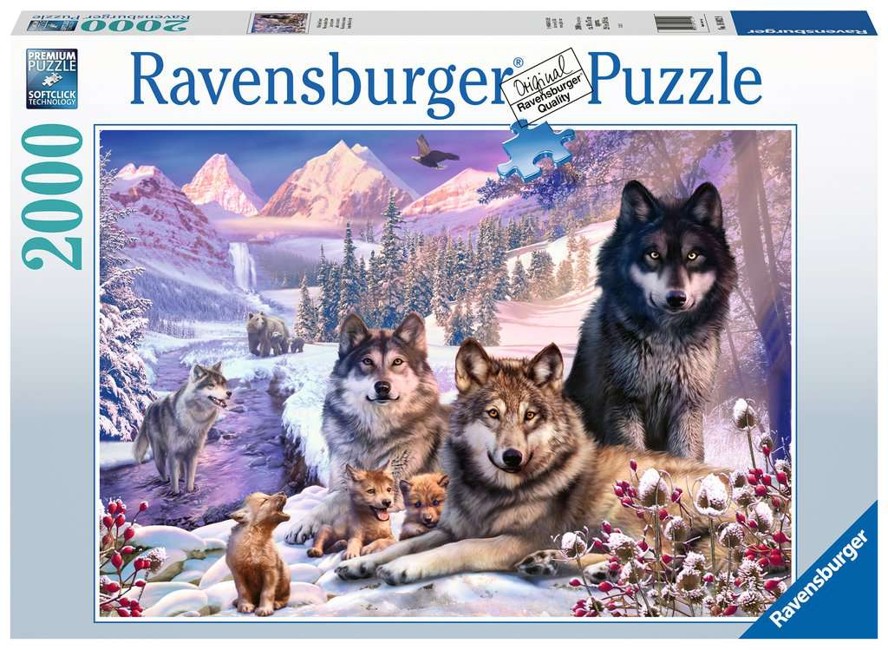 Ravensburger - Puslespil 2000 - Ulve i sneen (10216012)
