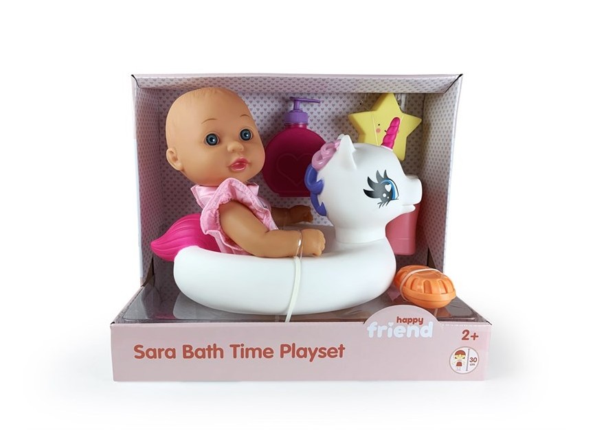 Happy Friend - Sara Doll 30 cm - Bath Time Playset (504209)