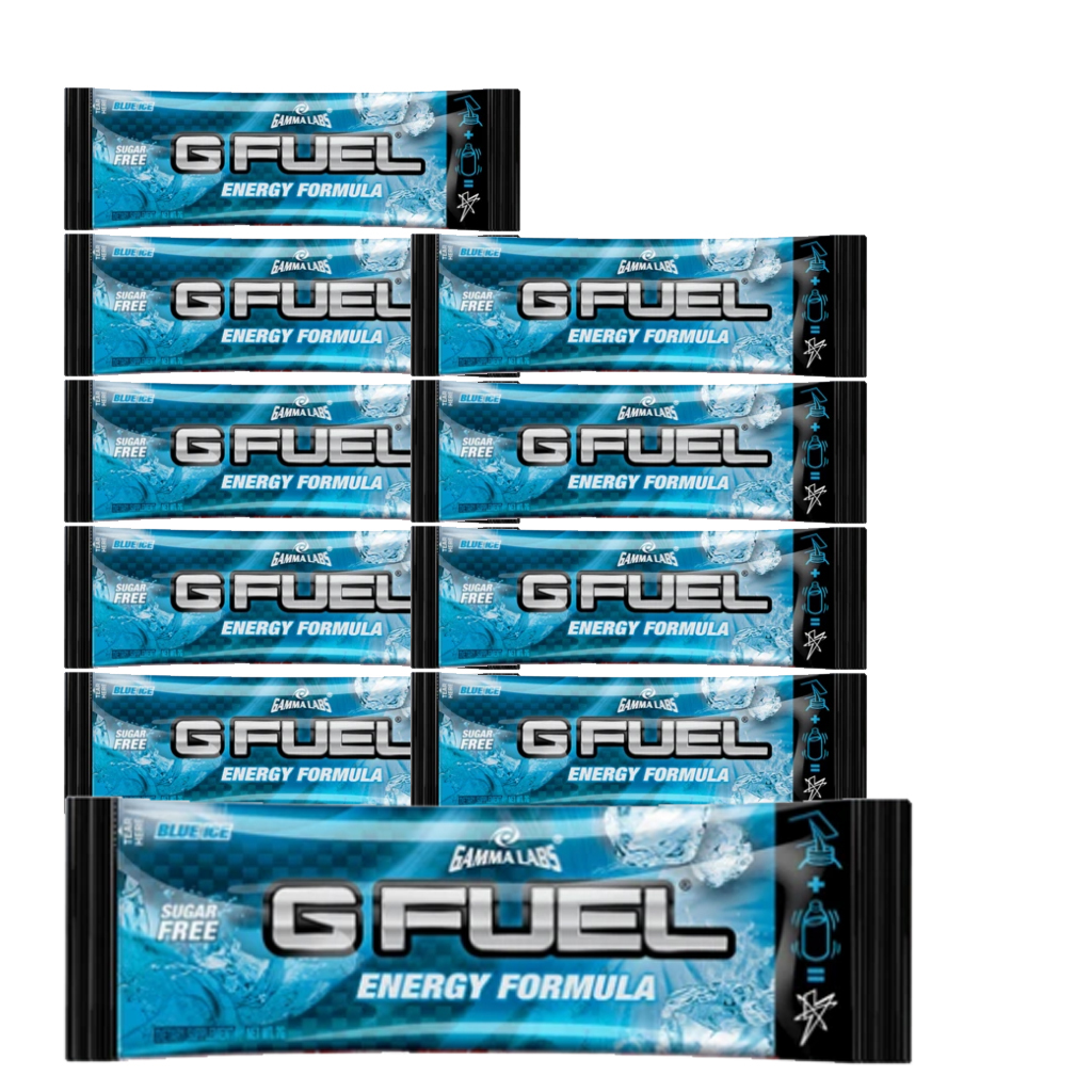 G Fuel - Blue Ice Flavour Sachets - 10 Servings - Bundle